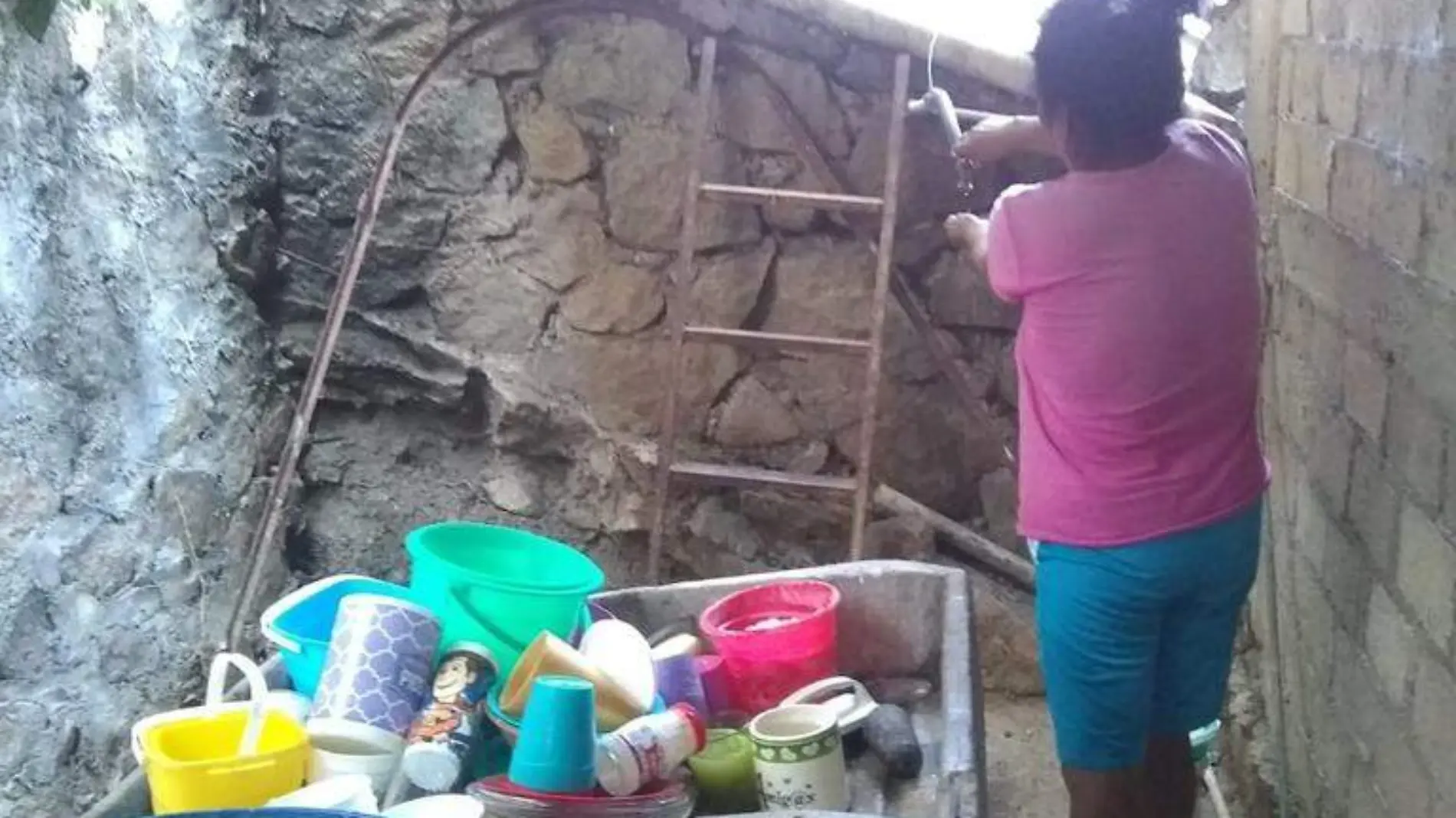 sin Agua en la zona poniente Acapulco